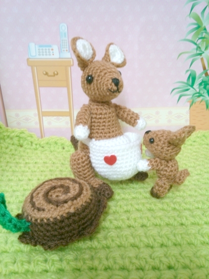 カンガルーのあみぐるみの作り方｜あみぐるみ｜ぬいぐるみ・人形