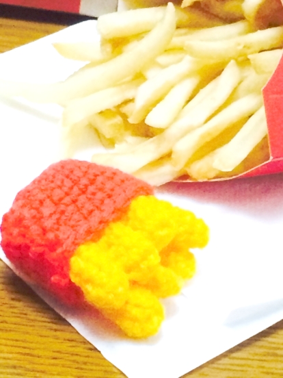 た*や様 フライドポテトのあみぐるみ◎