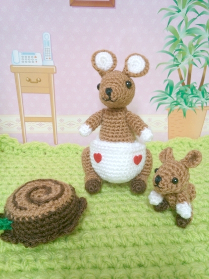 カンガルーのあみぐるみの作り方｜あみぐるみ｜ぬいぐるみ・人形