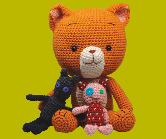 【ハンドメイドぬいぐるみ】黒毛玉くん ハンドメイドぬいぐるみ】黒毛玉くん【どせい工房】