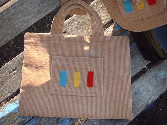 おそろいのバッグ