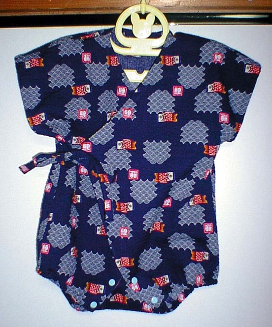 甚平風ロンパース