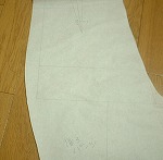 後ろのおしりのところが辺に丸いなぁ。ワタシのヒップが大きいのだろうか・・・・・・・。まっいっか。
